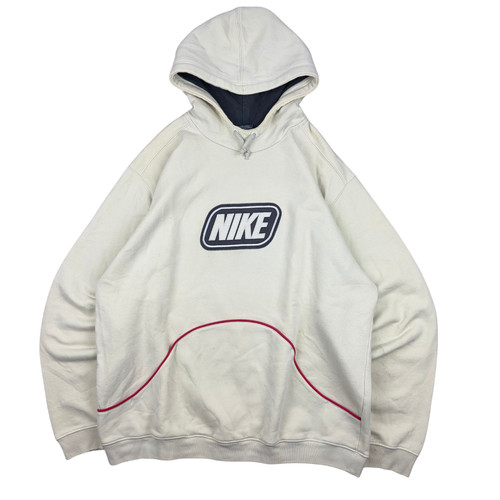 Vintage nike hoodie - nike, cream