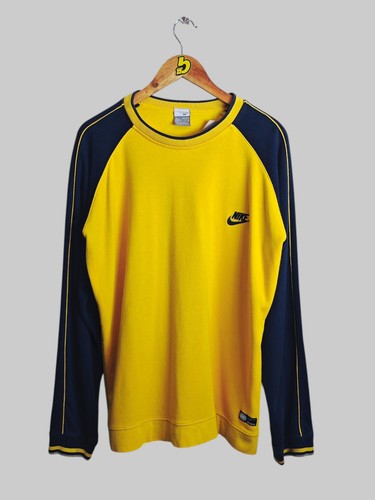 Felpa nike vintage 90s gialla - 90s,