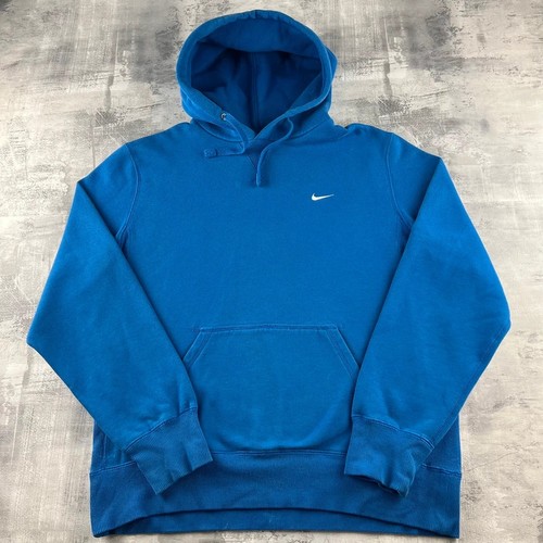 Felpa con cappuccio blu nike - blu,