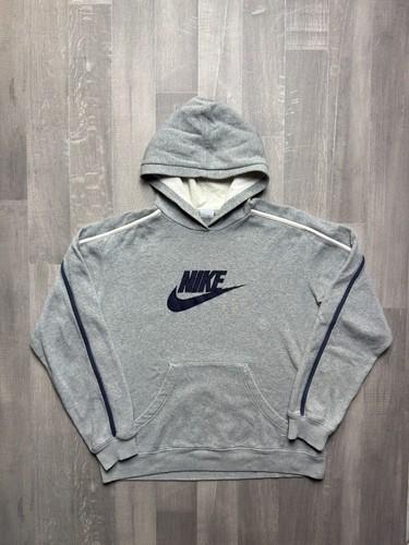 Vintage nike grey hoodie - hoodie, big