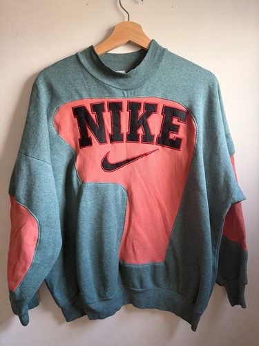 Felpa nike vintage rielaborata - felpa,