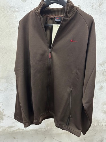 Nike zip vintage brown